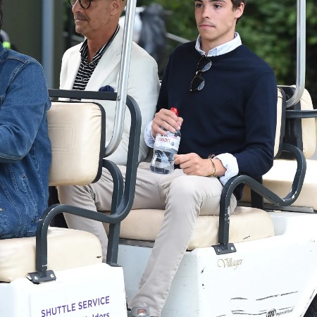 Nicolo Robert Tucci and his father spent quality time together.